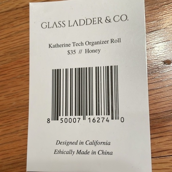 Glassladder The KatherineTech Organizer Roll vegan leather NWOT - Picture 5 of 9